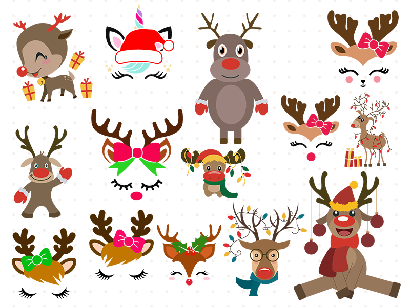 Christmas deer Svg