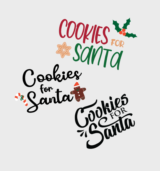 cookies for santa svg