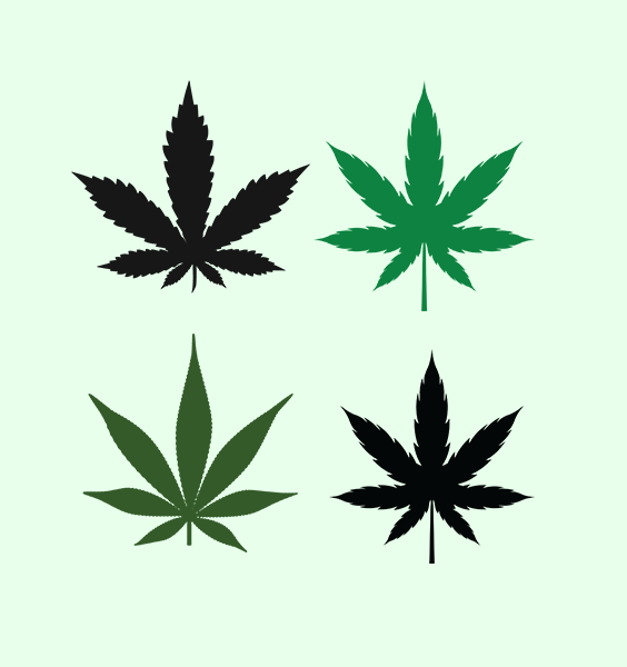 marijuana leaf svg