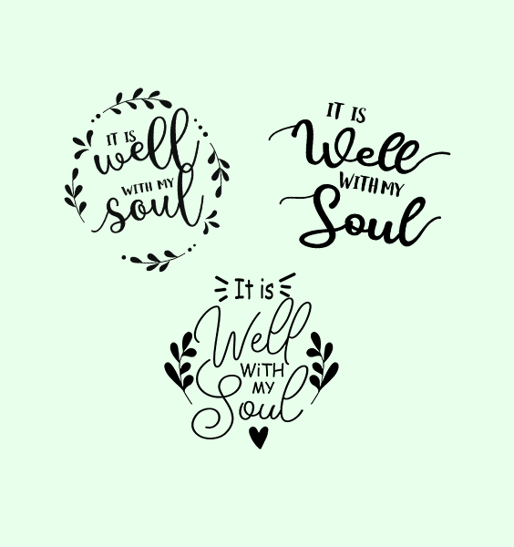 well with my soul svg