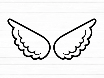 Angel wings svg