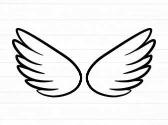 new Angel wings svg 