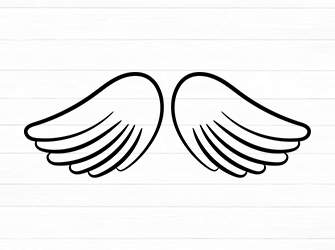 Angel wings svg 6