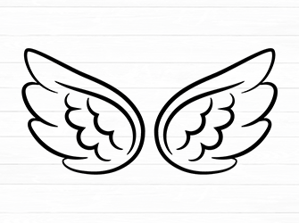 Angel wings svg 6