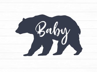 baby bear svg