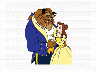 beauty and beast svg