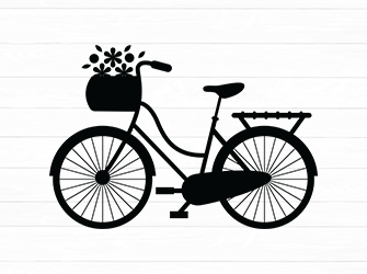 bicycle svg layered color