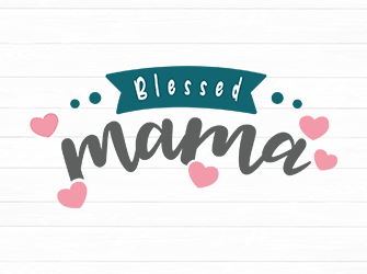 blessed mama svg