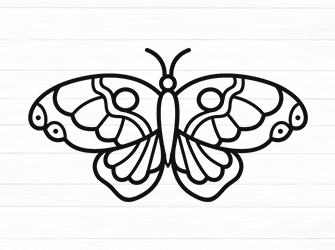 butterfly svg outlines