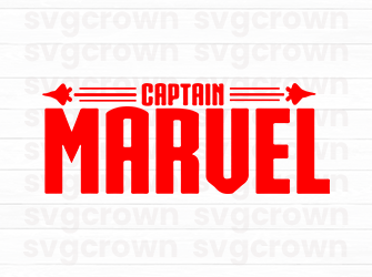 captain marvel svg