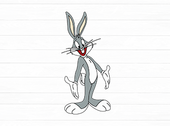 bunny cartoon svg