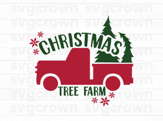 christmas car svg