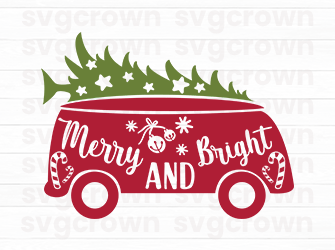 christmas car svg 2