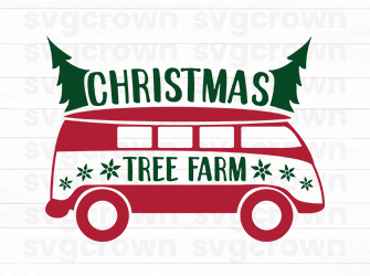 christmas svg tree farm