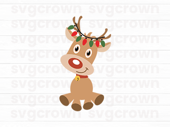 320+ Christmas deer SVG files free download