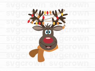 320+ Christmas deer SVG files free download