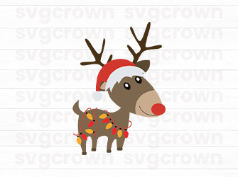 christmas deer svg