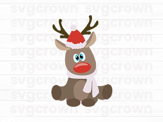 christmas deer svg