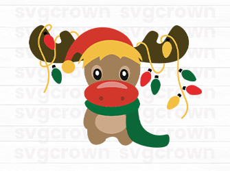 christmas deer svg