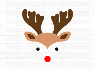 happy deer svg