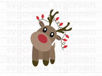 320+ Christmas deer SVG files free download