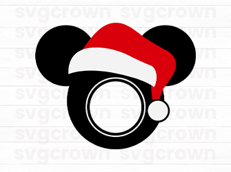 christmas mickey svg