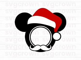 christmas mickey svg