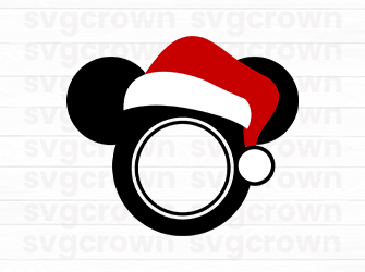 christmas mickey svg