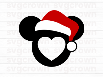 christmas mickey svg