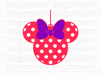 christmas minnie svg