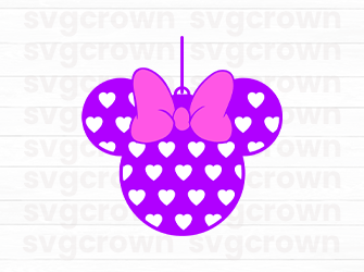 christmas minnie svg