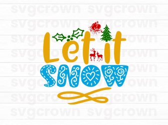 let it snow svg