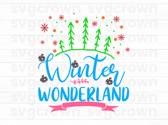 winter wonderland svg