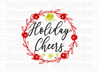 holiday cheers svg