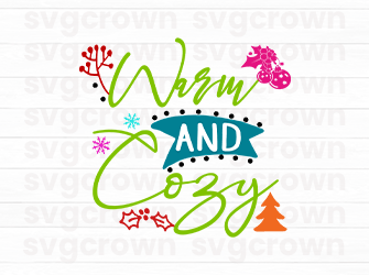 warm and cozy svg