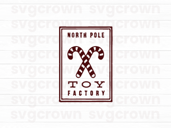 north pole toy factory svg