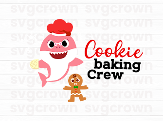 cookie baking crew svg