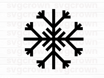 christmas snowflake svg