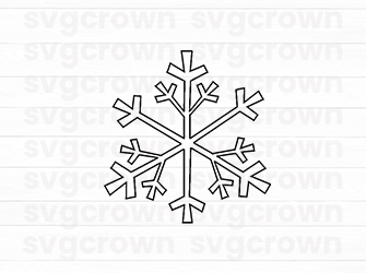 christmas snowflake svg