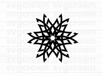 christmas snowflake svg