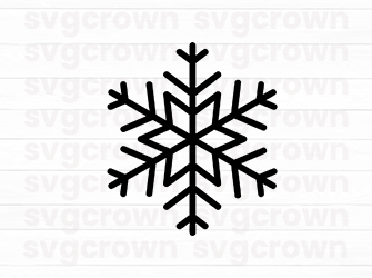 christmas snowflake svg