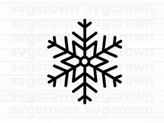 christmas snowflake svg