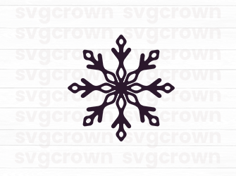 christmas snowflake svg