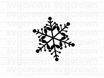 christmas snowflake svg