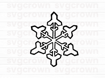 christmas snowflake svg