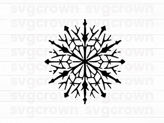 christmas snowflake svg