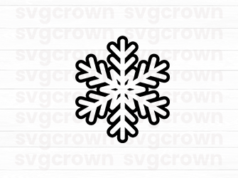 christmas snowflake svg