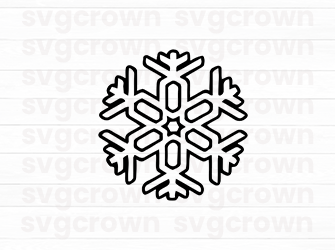 christmas snowflake svg