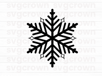 christmas snowflake svg