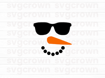 snowman faces svg